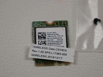 HP 17-by0236ng Realtek RTL8821CE PCIE WLAN Wifi Modul Module L17365-005 - Bild 1 von 2