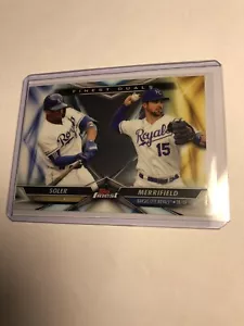2020 Topps Finest Duals Jorge Soler / Whit Merrifield #FD-11 Kansas City Royals - Picture 1 of 2