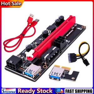 Adaptateur d'extension PCI Express Riser Card PCI-E 1X à 16X pour mineur minier chaud - Photo 1/12