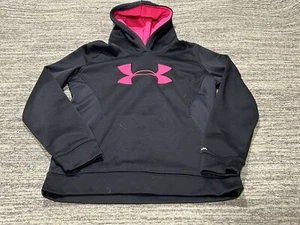 Under Armour Cold Gear Storm Youth Girls Large Hoodie Pullover Hooded Sweater - Picture 1 of 12