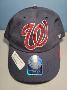 47 Brand Official MLB Baseball Washington Nationals Womens Adjustable Team Hat - Picture 1 of 8