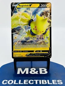 Pokemon Regielek V Ultra Rare Black Star Promo - Picture 1 of 2