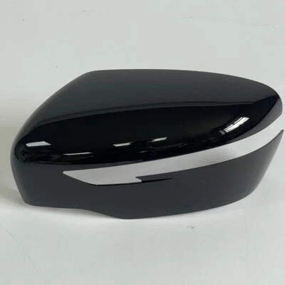 New Genuine Nissan Qashqai Left Hand Near Side Black  Door Mirror Cover Cap - Image 1 of 4