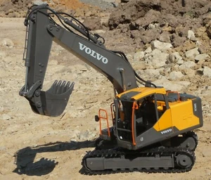 RC VOLVO Schaufelbagger Kettenbagger Länge 61cm mit KIPPEN "TOP QUALITÄT" 803 - Bild 1 von 11