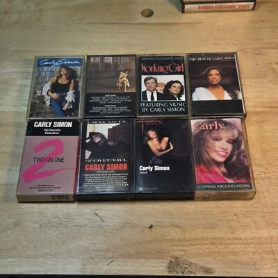 Lot Of 5 Cassette Tapes Carly Simon Fleetwood Mac Eddie Rabbit Heart - Image 1 of 2