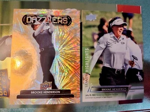 2024 Upper Deck Golf Brooke Henderson RC - Picture 1 of 1
