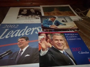 Lot 5 Politischer Kalender Ronald Reagan George W Bush Texas House Reagans - Bild 1 von 16