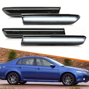4PCS LED Front Rear Fender Side Marker Lights Lamp For 2004-2008 Acura TL base - Picture 1 of 11