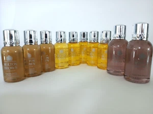 10 Molton Brown Bath & Shower Gel & Fine Liquid Hand Wash 1oz & 1.5oz NEW - Picture 1 of 6