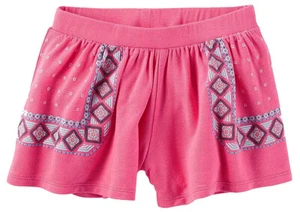 OshKosh B'gosh Girl's Pink Culottes With Puff Print Design Size 12 - Picture 1 of 1