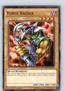 Yu-Gi-Oh TCG Vorse Raider MIL1-EN032 1st Edition Common Card NM - Picture 1 of 2