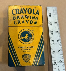 Vintage 1950's Crayola Drawing Crayons Rubens 48 Colors Binney & Smith Co - Picture 1 of 7