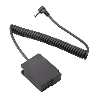 1 PC DMW-BLC12/DCC8 Dummy Battery DC Coupler Cable For Panasonic FZ200 FZ300 - Image 1 of 4