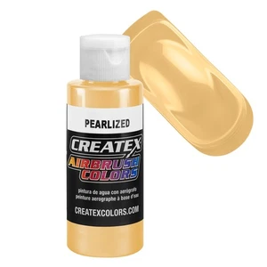 2oz Createx Pearl Satin Gold 5307 - 2Z Airbrush Paint Color - Picture 1 of 1