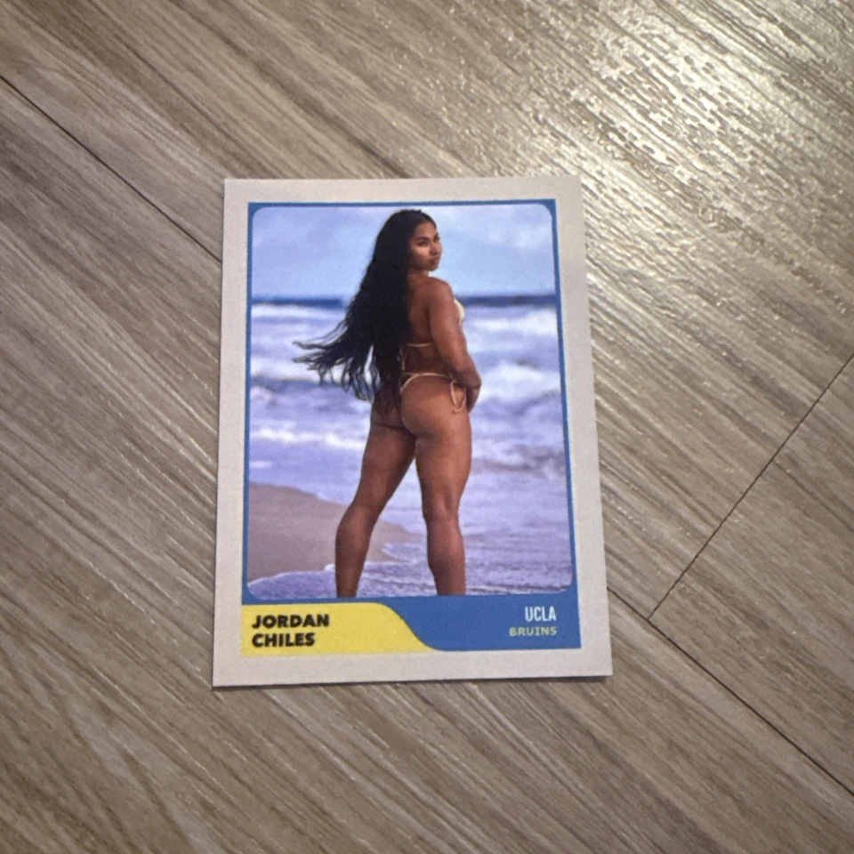 Jordan Chiles UCLA Gymnastics Hot Swimsuit Custom NCAA Rookie Trading Card - Image 1 of 1