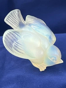 Vintage SABINO gemarkt opalisierend Glas Art Deco Miniatur Vogel Figur Frankreich - Bild 1 von 9