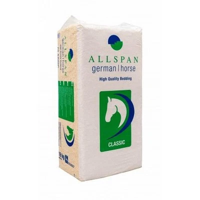 Allspan German Horse trucioli di pialla classica lettiera per animali cavallo trucioli di segatura 19 kg - Immagine 1 di 2