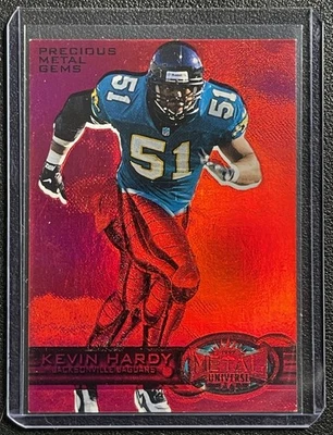 KEVIN HARDY 1997 SKYBOX UNIVERSE #100 PRECIOUS METAL GEMS RED PMG MISSING SN - Image 1 of 2