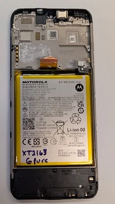 原始设备制造商摩托罗拉 Moto G Pure XT2163 LCD OLED 显示屏框架 正品 二手零件 — 第 1/4 张图片