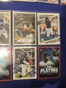 LOTE DE TARJETAS Eloy Jiménez Rookie Refractor Gallerey Stadium Club Heritage Insert - Imagen 1 de 3