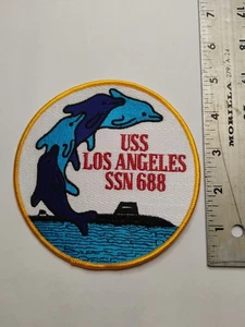 Vintage US Navy USS Los Angeles SSN 688 Submarine Patch - Picture 1 of 2