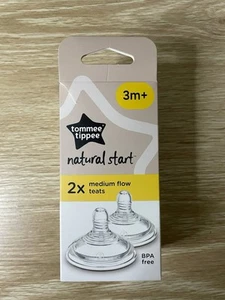 Tommee Tippee: Natural Start Medium Flow Teats Brand New - Picture 1 of 1