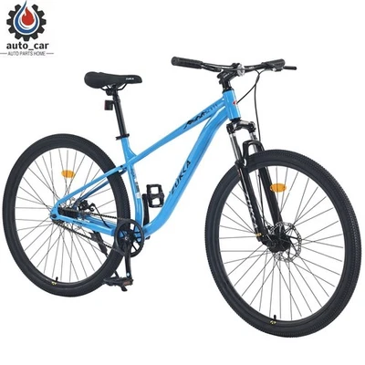 29" Mountain Bike Single-Speed，Disc Brakes，Suspension Fork，Steel Frame for Adult - Image 1 of 4