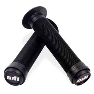 ODI BMX Longneck St Grips 143mm With Plugs Black Handlebar Grip