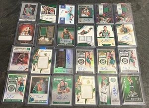 HUGE High End CELTICS 24X LOT Rondo PRIZM Auto Immaculate Rookies Williams MORE - Picture 1 of 2
