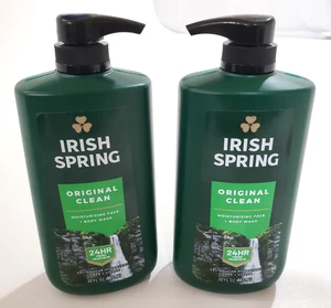 Irish Spring Body Wash for Men, Original Clean, 30 fl oz, 2-Pack - Picture 1 of 3