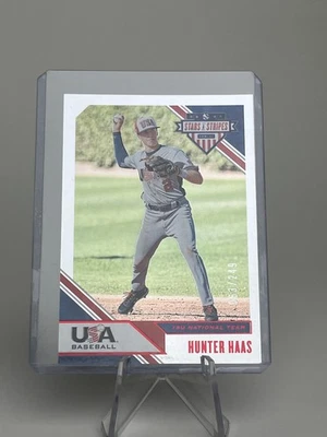 Hunter Haas Panini stars and stripes 18U /249 - Image 1 of 2