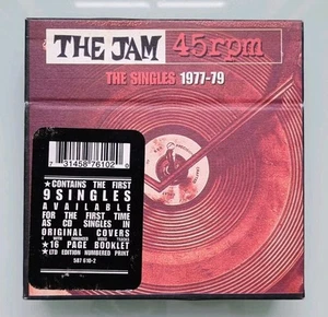 The Jam 45 rpm The Singles, 1977-1979 CD 9 Singles 16 Page Booklet (2001) RARE - Picture 1 of 7