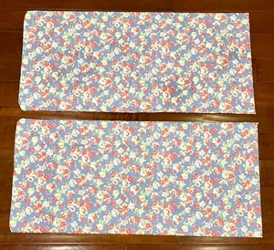 Vintage Ralph Lauren Blue Hope Rose Floral King Kissenbezüge Paar Pink Blue Label - Bild 1 von 2