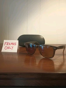RAY-BAN Wayfarer RB 4340V 2012 50 22 150 solo telaio marrone tartaruga! Custodia Leggi! - Foto 1 di 10