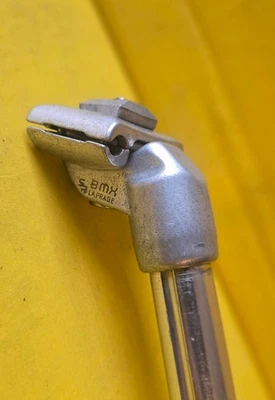 Poste de assento canelado SR Laprade BMX 22,2 e 7/8" prata vintage 325mm sem cortes - Imagem 1 de 4