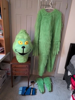 GRINCH Christmas MASCOT COSTUME Vintage High Quality FREE SHIPPING - Image 1 of 4