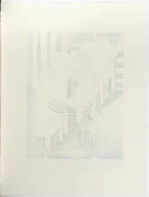 Dieter Pieper/ Diedee Pieper/ Farbradierung/ Worpswede / 1948-2001 - Bild 1 von 3