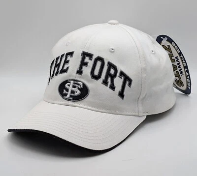 Zephyr Florida State Seminoles The Fort Cap Hat Vintage VTG NEW White Snapback  - Image 1 of 4