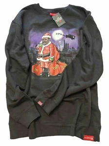 The Marathon Abbigliamento Felpa TMC Bandiera Natale Tempo Uomo Taglia XL - Foto 1 di 6
