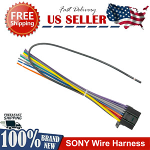 New Wire Harness for SONY CDX-GT57UPW CDXGT57UPW Car Radio Replacement Part