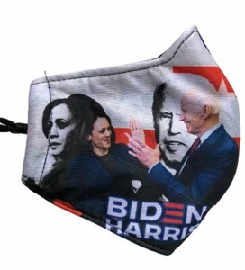 Joe Biden & Kamala Harris -High Five - (Face Mask) - Picture 1 of 3