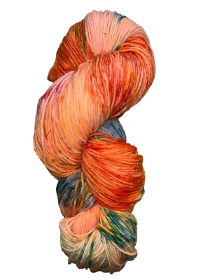150 g  Handgefärbt  auf  OPALwolle   6-fach    *KAMINFEUER* - Bild 1 von 2