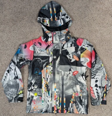 Volcom Snowboard Jacket Mens Small Hooded Nimbus Ski Winter Full Zip Pockets - Image 1 of 4
