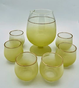 MCM Blendo Cocktail Krug Brandy Sniffer und sechs Gläser - Bild 1 von 6