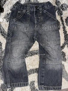 Pantalones de mezclilla Wrangler talla 18 meses medianos cintura elástica ajustable - Imagen 1 de 7