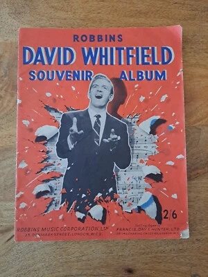 David Whitfield Souvenir Album (Robbins Music) - Cara Mia & Beyond the Stars - Image 1 of 4