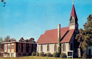 Postal Iglesia de Cristo Episcopal de Wyoming Castillo Nuevo Sin Publicar - Imagen 1 de 2