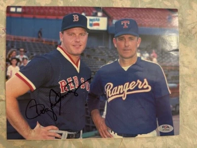 ROGER CLEMENS SIGNED BECKETT MAGAZINE BOSTON RED SOX W/ PSA COA - Image 1 of 2