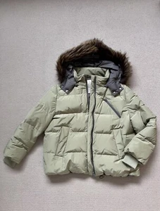 Brunello Cucinelli women Khaki green/grey puffer down jacket EU40 UK12 - Picture 1 of 15