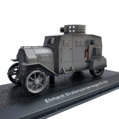1:43 World War i German German Ehrhardt Ev4 Armored Vehicle Tank Model Alloy - Image 1 of 4